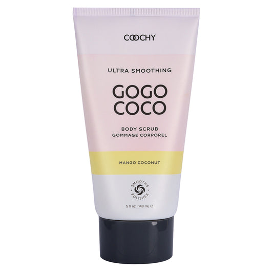 Light Gray Coochy Ultra Gogo Coco Smoothing Body Scrub-Mango Coconut 5oz BATH & BODY