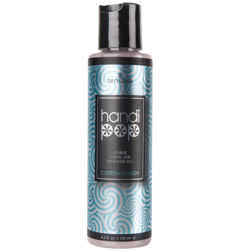 Dark Slate Gray Sensuva Handi-Pop Hand Job Massage Gel-Cotton Candy 4.2oz MASSAGE