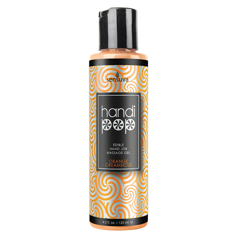 Gray Sensuva Handi-Pop Hand Job Massage Gel-Cotton Candy 4.2oz MASSAGE