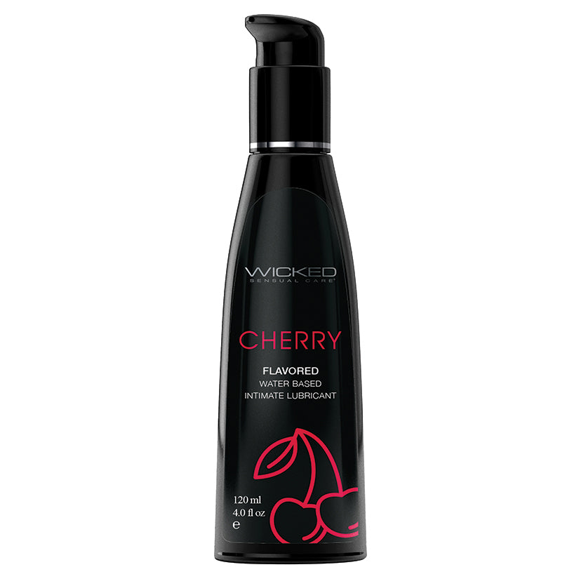 Black Wicked Aqua Flavored Lube-Blueberry Muffin 4oz LUBRICANTS