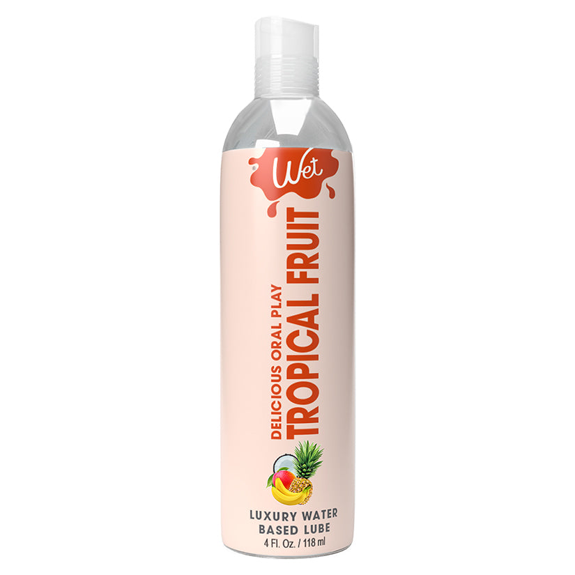 Light Gray Wet Delicious Oral Play Whipped Cream Waterbased Flavored Lubricant 4oz LUBRICANTS
