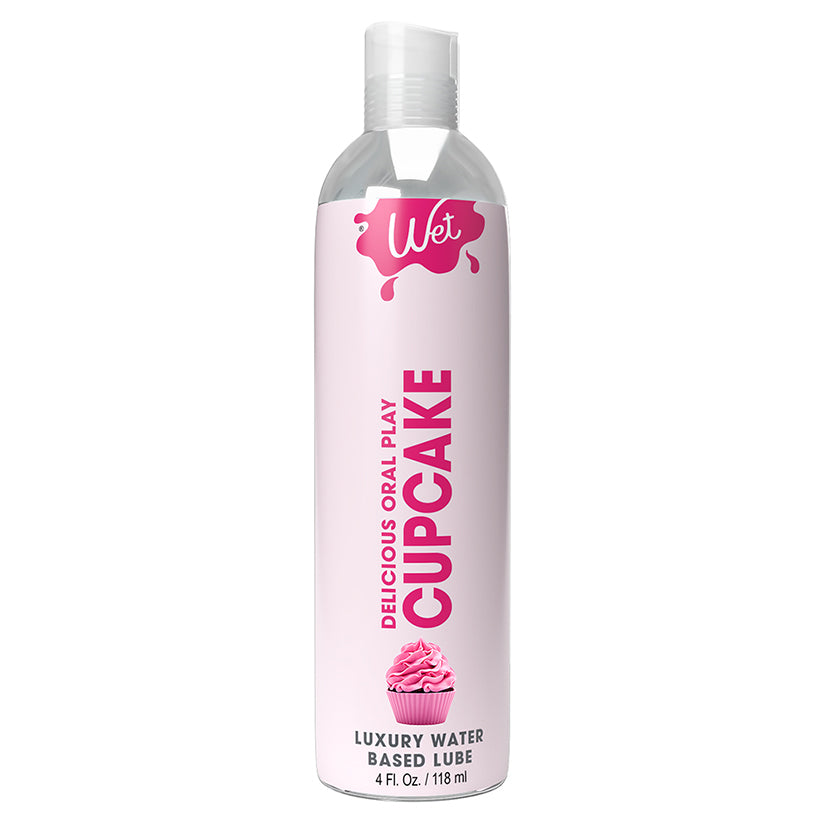 Light Gray Wet Delicious Oral Play Whipped Cream Waterbased Flavored Lubricant 4oz LUBRICANTS