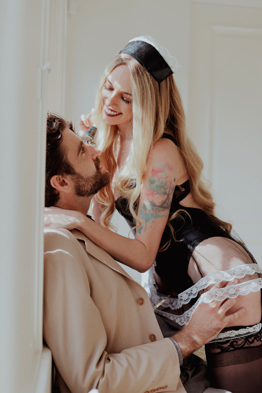 Dark Gray French Maid FANTASY BOXES