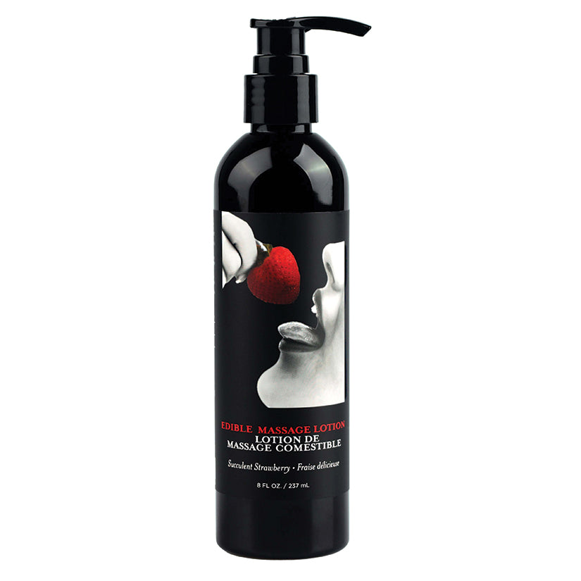 Black Earthly Body Edible Massage Lotion
