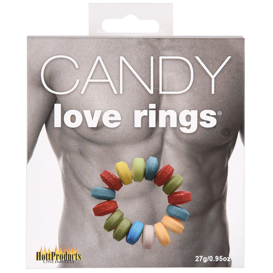 Rosy Brown Candy Love Ring 3pk EDIBLES