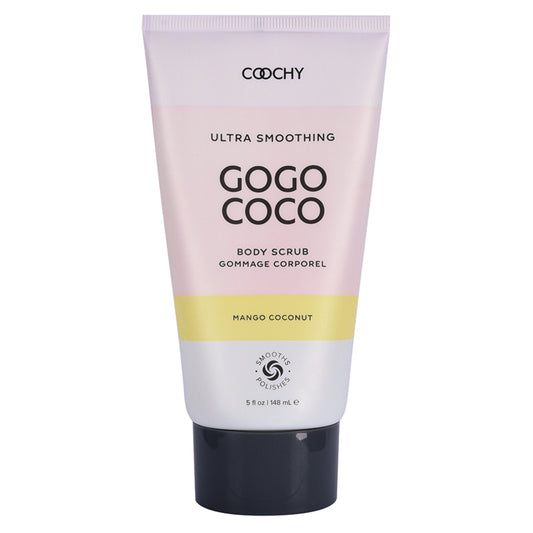 Light Gray Coochy Ultra Gogo Coco Smoothing Body Scrub-Mango Coconut 5oz BATH & BODY