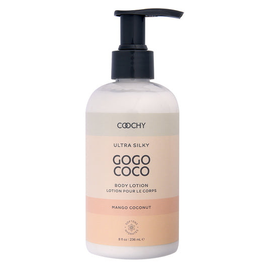Light Gray Coochy Ultra Gogo Coco Silky Body Lotion-Mango Coconut 8oz BATH & BODY