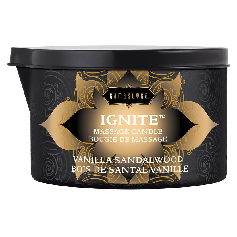 Tan Kama Sutra Ignite Massage Candle-Island Passion Berry 6oz MASSAGE