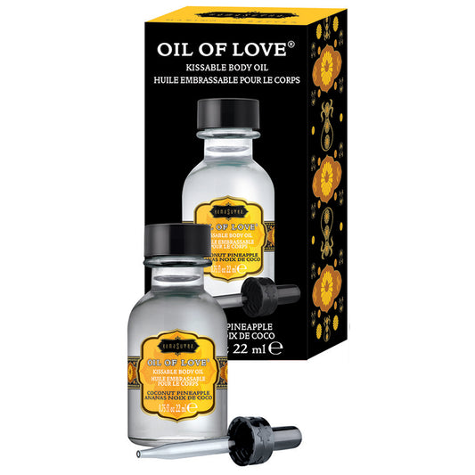 Black Kama Sutra Oil Of Love Kissable Flavored Body Oil 0.75oz EDIBLES