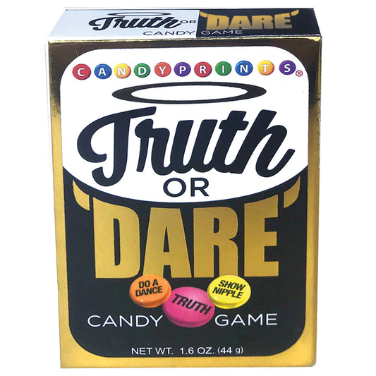 Dark Slate Gray Truth or Dare Candy Game Assorted Pack EDIBLES