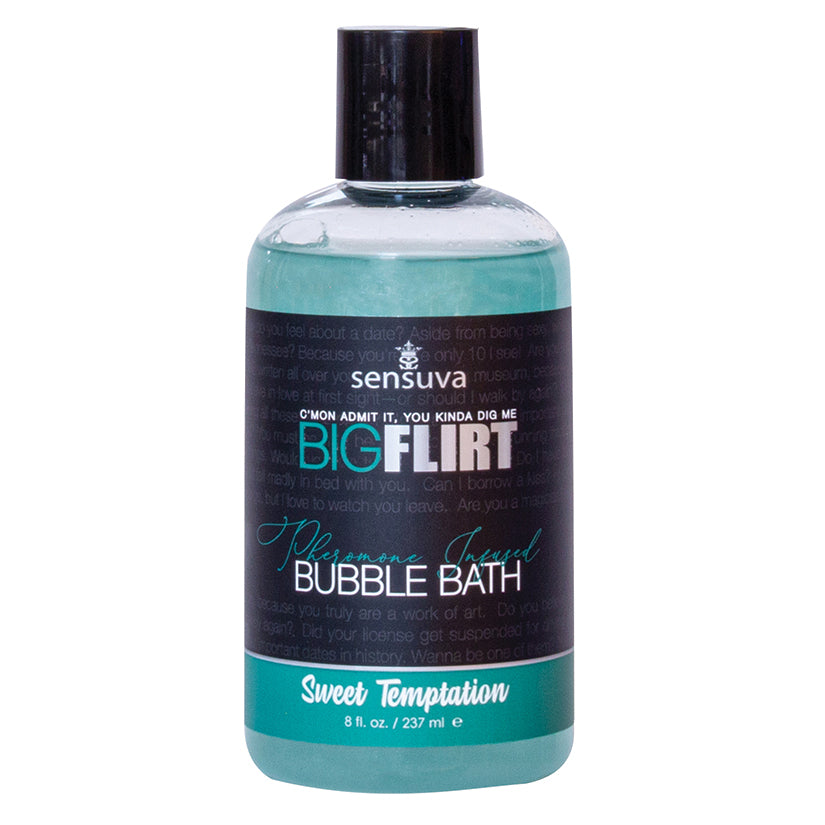 Dark Slate Gray Sensuva Big Flirt Pheromone Bubble Bath-Berry Flirty 8oz BATH & BODY