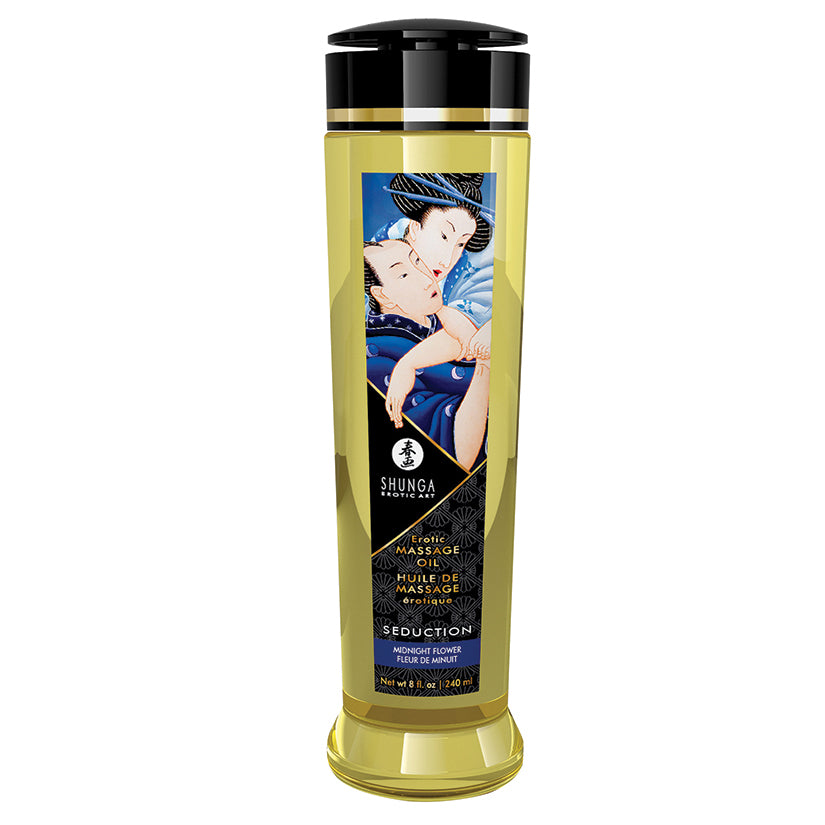 Dark Khaki Shunga Erotic Massage Oil Amour-Sweet Lotus 8oz MASSAGE