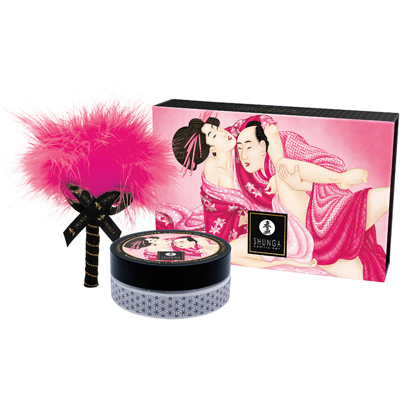 Black Shunga Kissable Massage Powder-Coconut Thrills 2.65oz BODY TOPPINGS