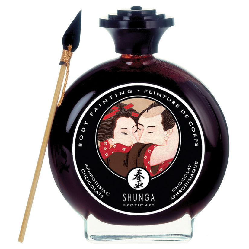 Light Gray Shunga Body Painting-Aphrodisiac Chocolate 3.5oz BODY TOPPINGS