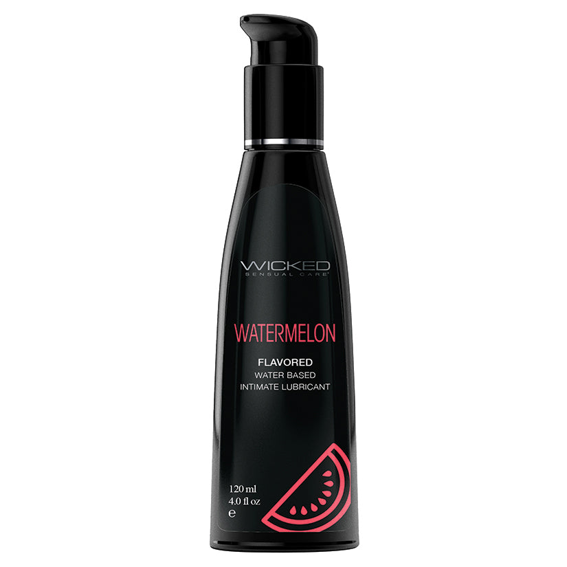 Black Wicked Aqua Flavored Lube-Blueberry Muffin 4oz LUBRICANTS